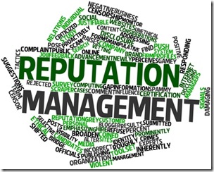 Word cloud for Reputation management
